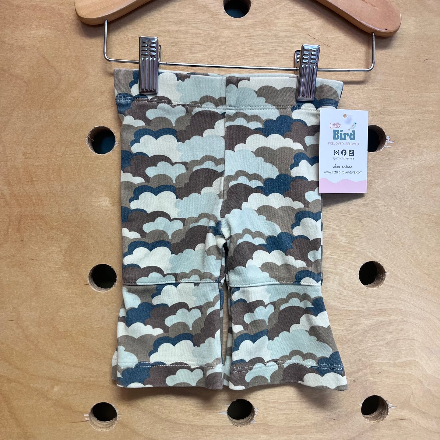 Organic Brown/Teal Cloud Pants