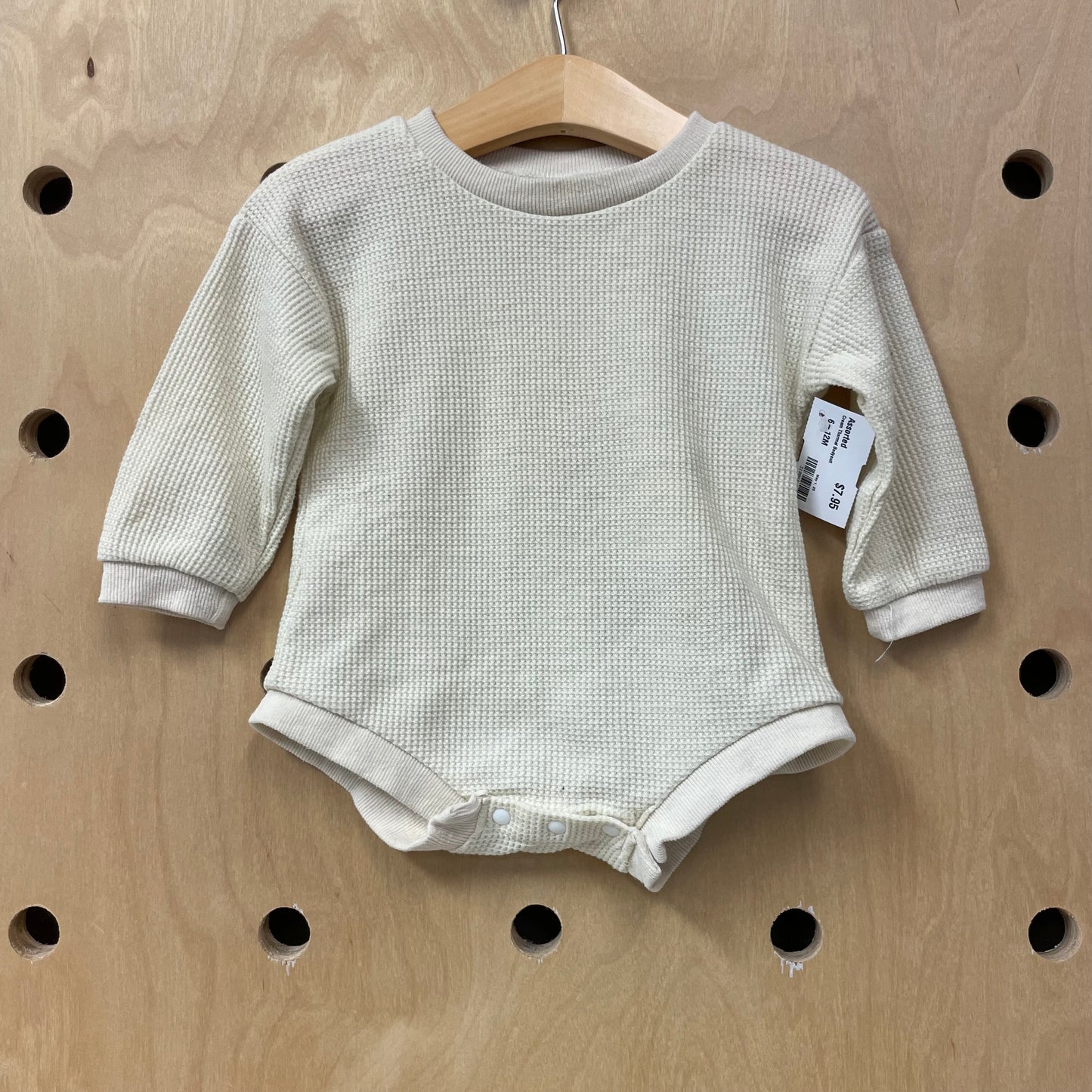 Cream Thermal Bodysuit