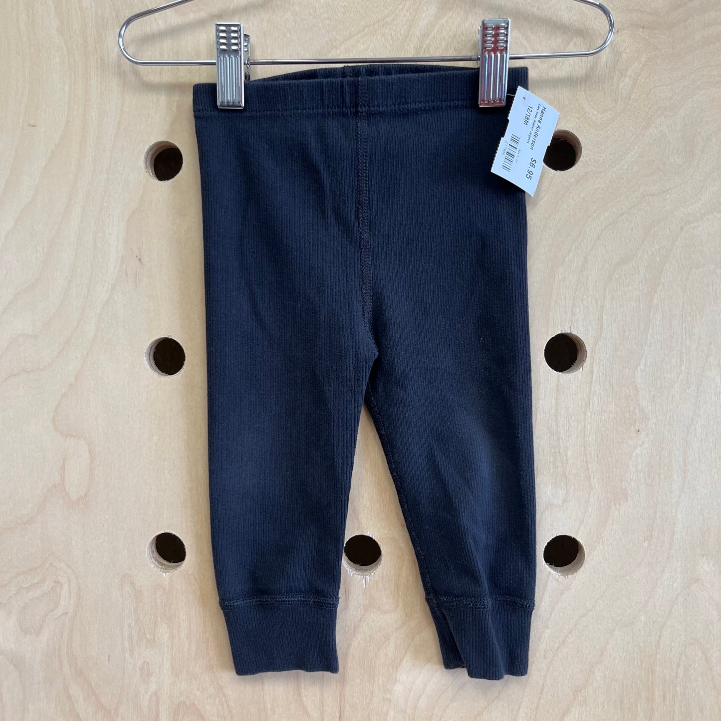Dark Grey Ribbed Joggers