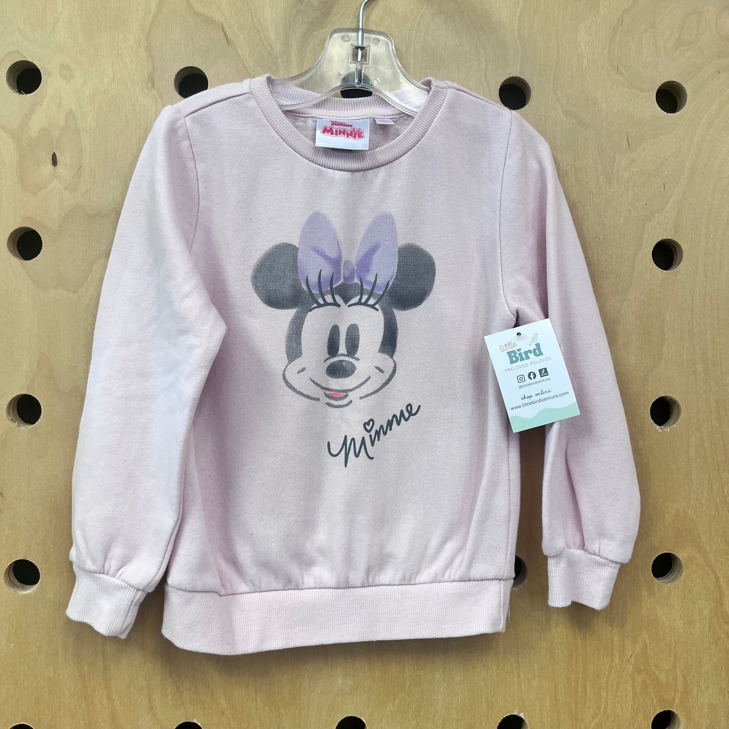 Pink Minnie Mouse Crewneck