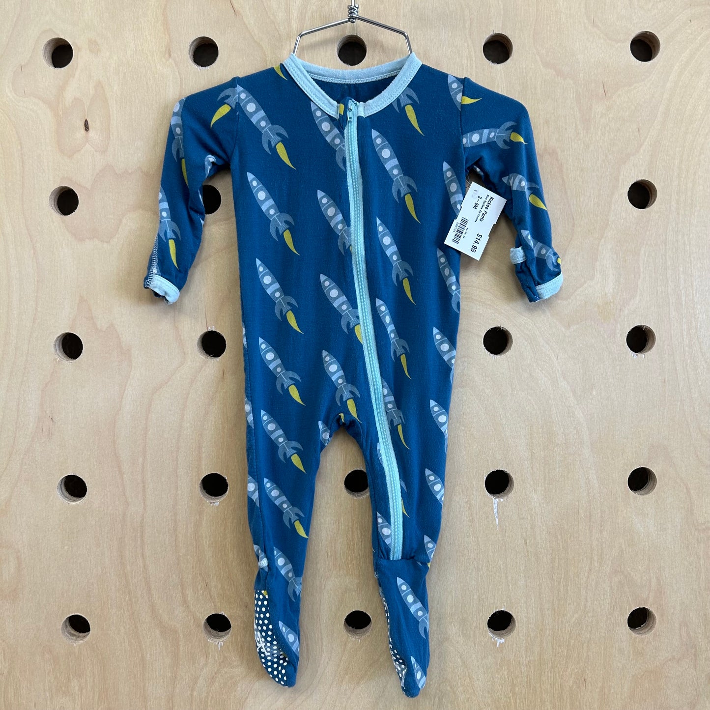 Blue Rockets Zip Footies