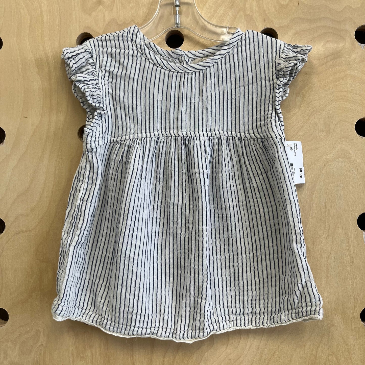 Blue Striped Top