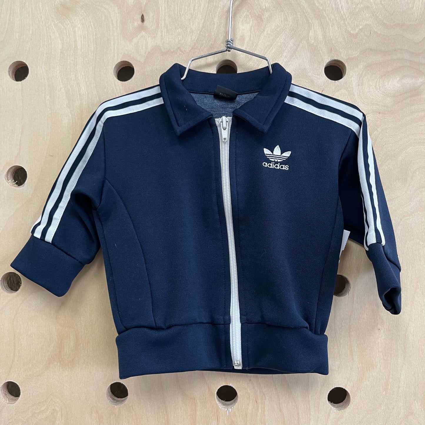 Blue & White Zip Up