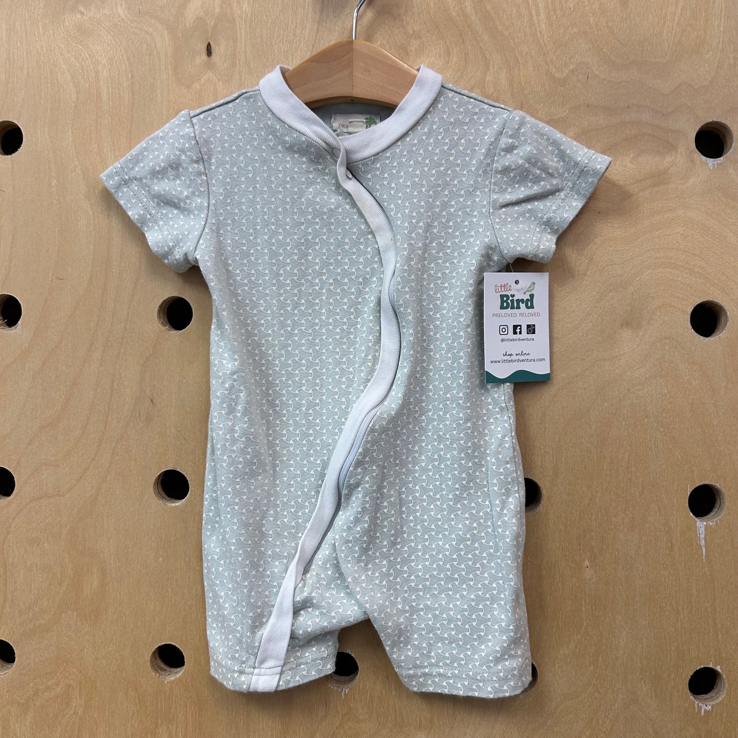 Green + Cream Zippy
