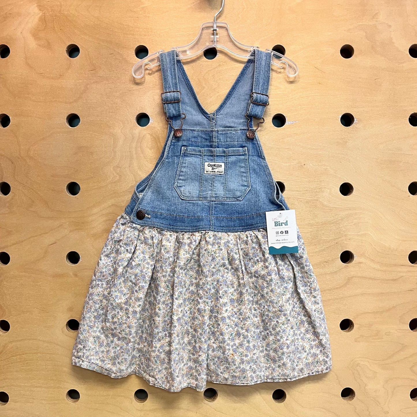 Denim & Floral Skirtall
