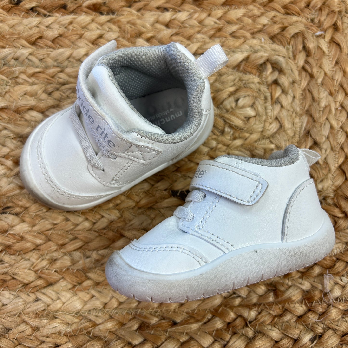 White Velcro Soft Shoes