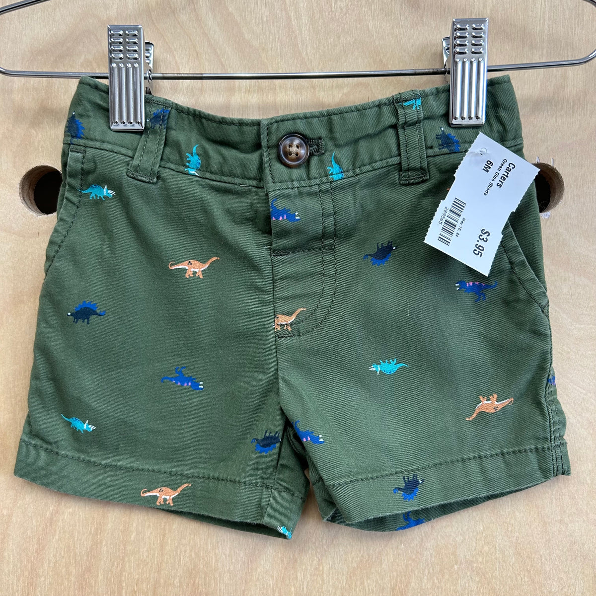 Green Dino Shorts