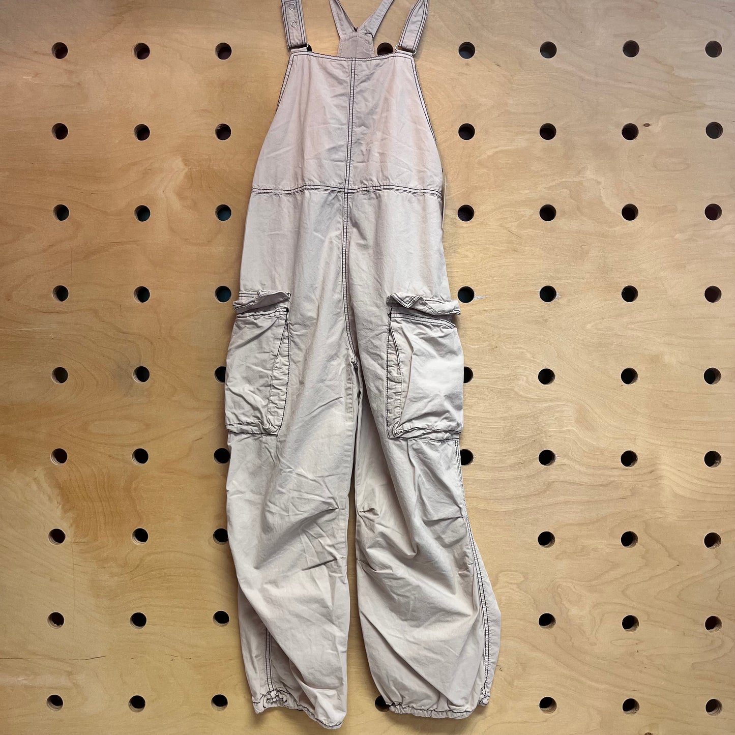 Khaki Baggy Overalls