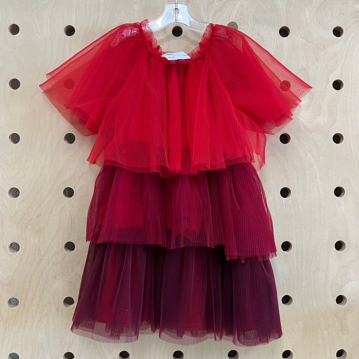 Red Tulle Layered Dress NEW!