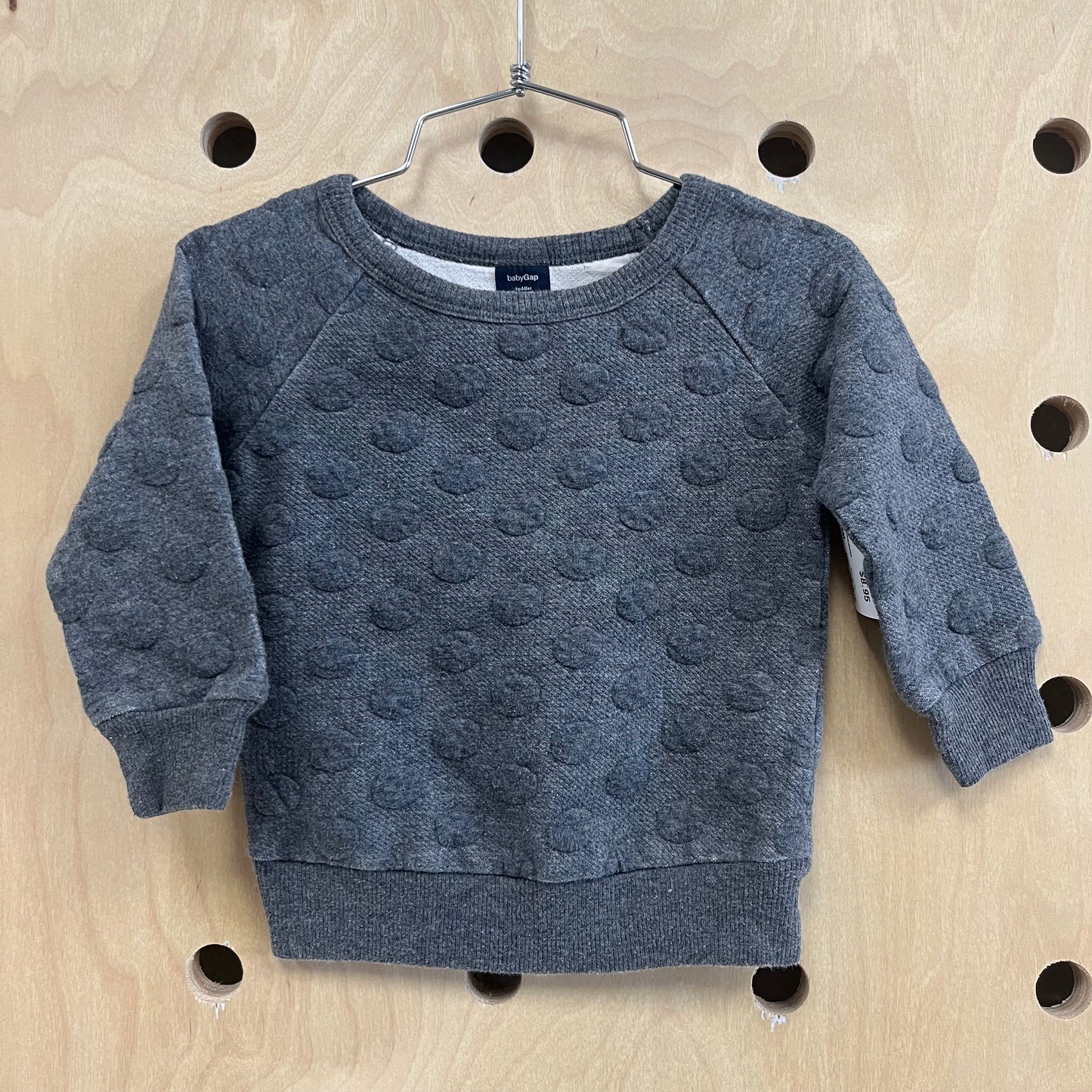 Grey Polka Dot Sweatshirt