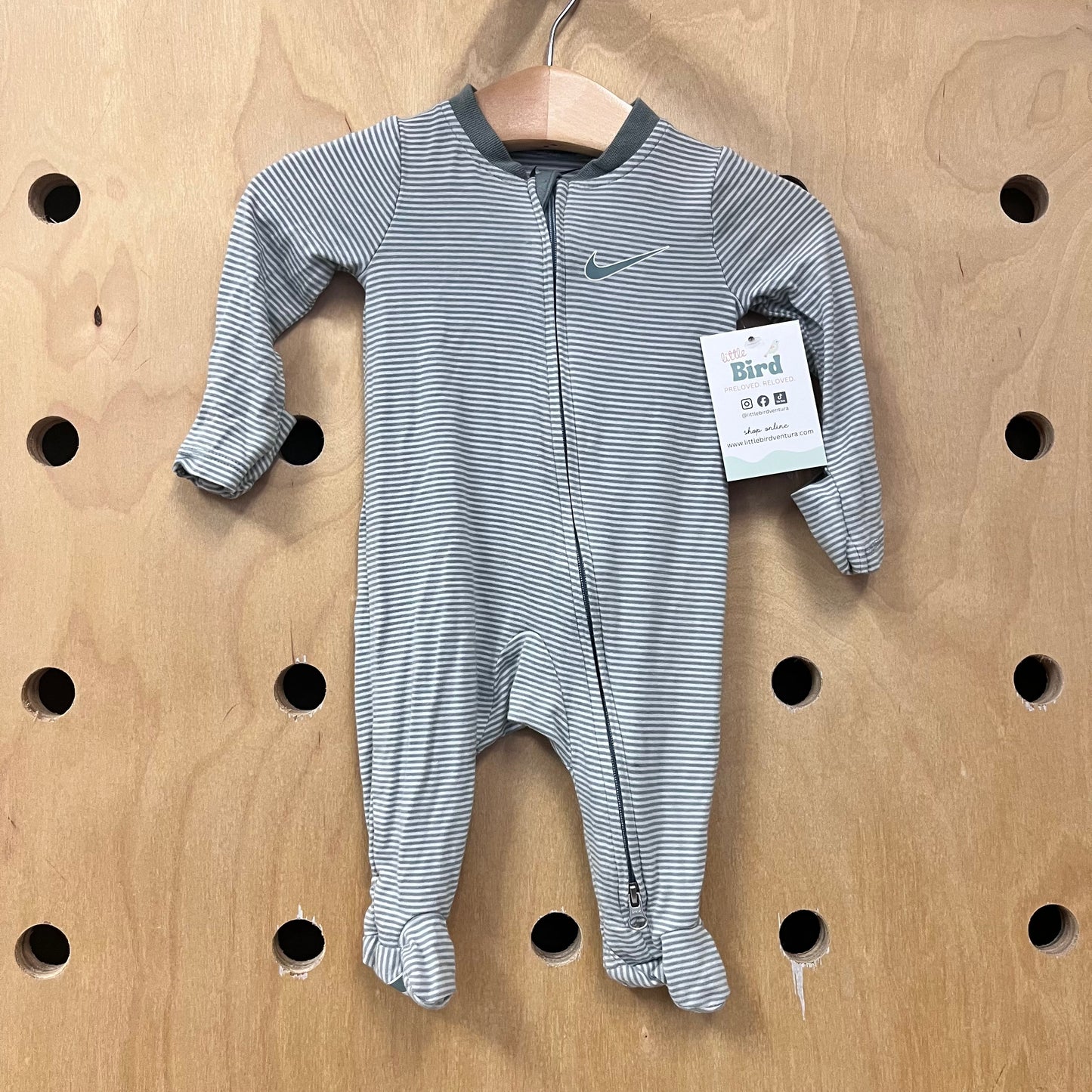 Grey Striped Footies