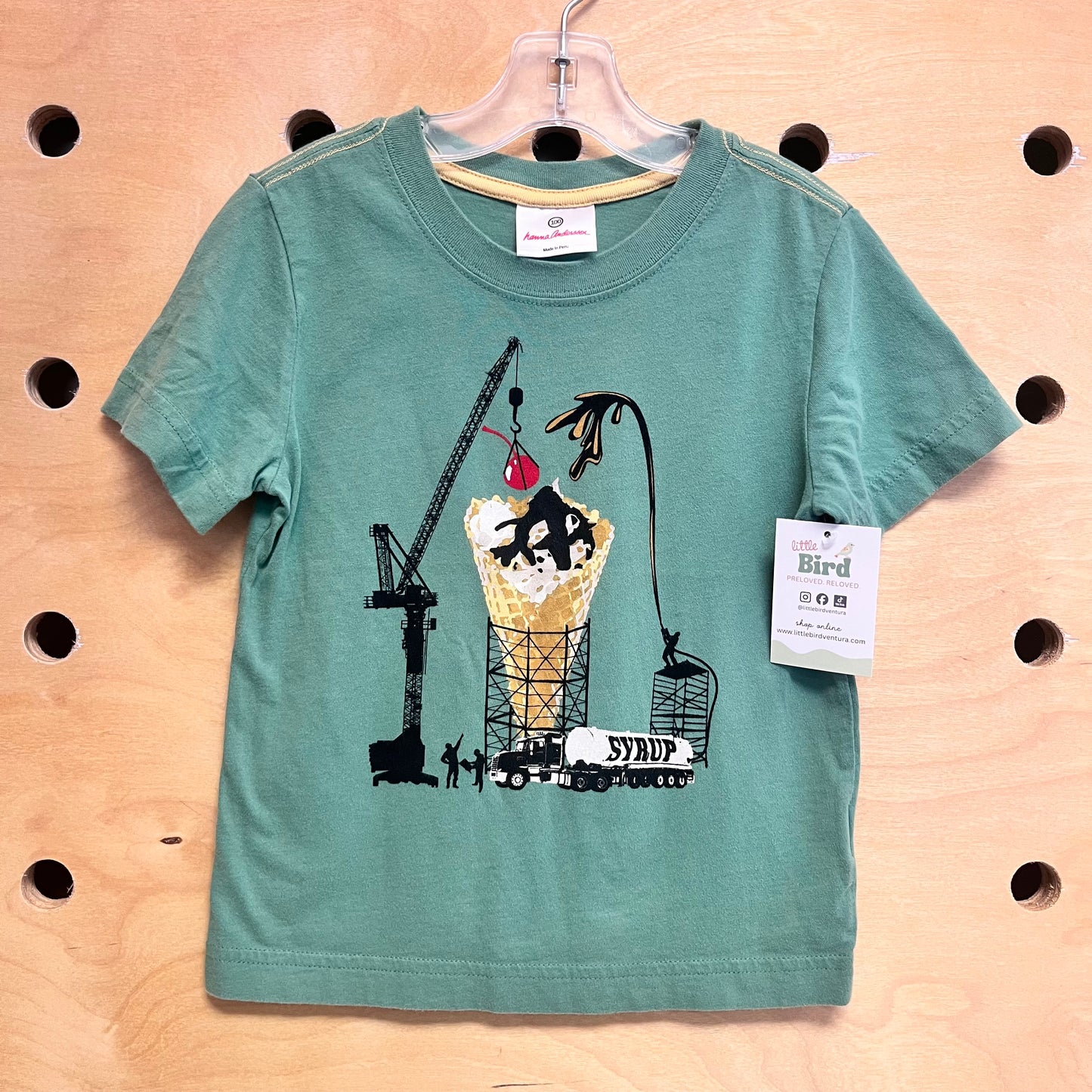 Green Syrup Ice Cream Tee