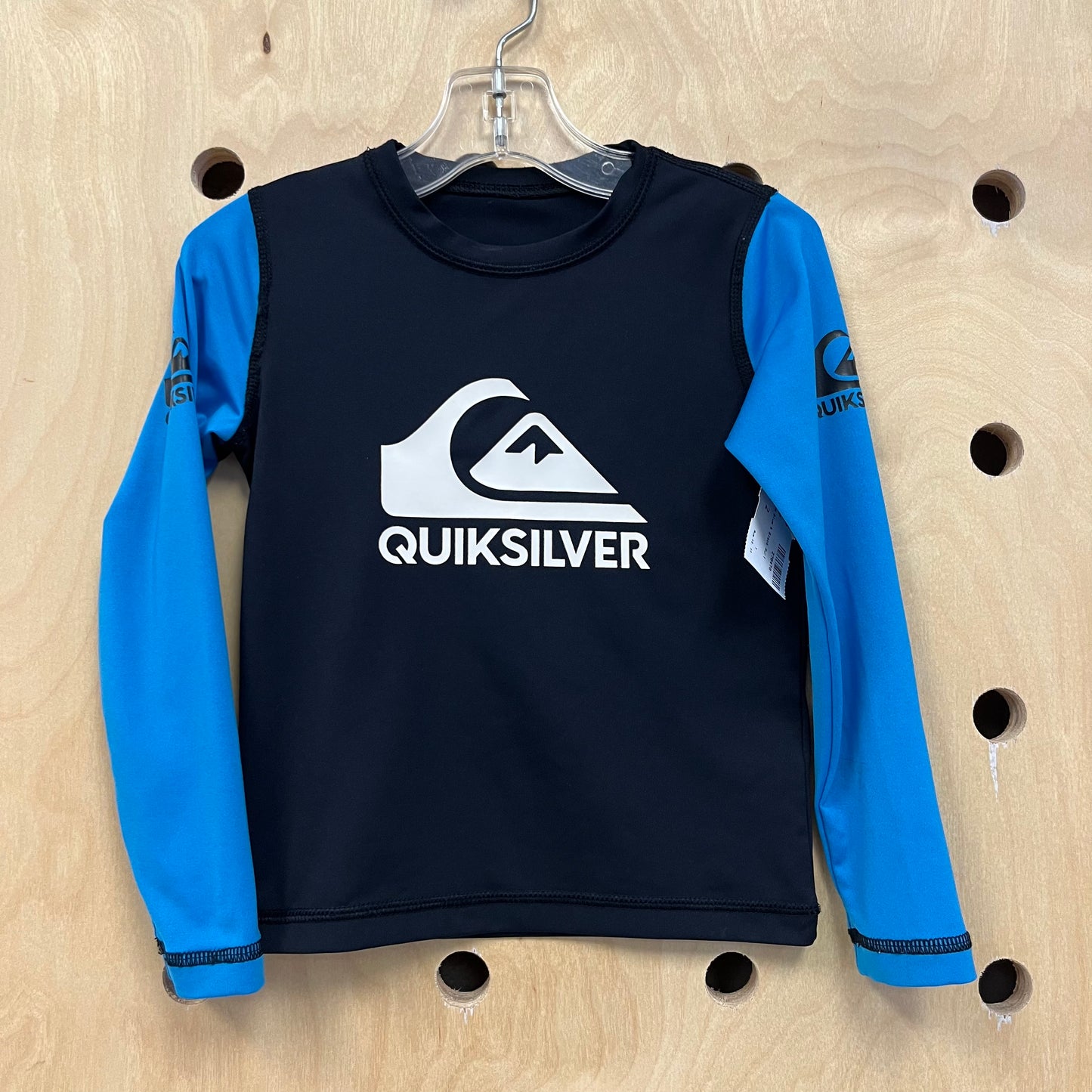 Long Sleeve Blue & Black Surf Shirt