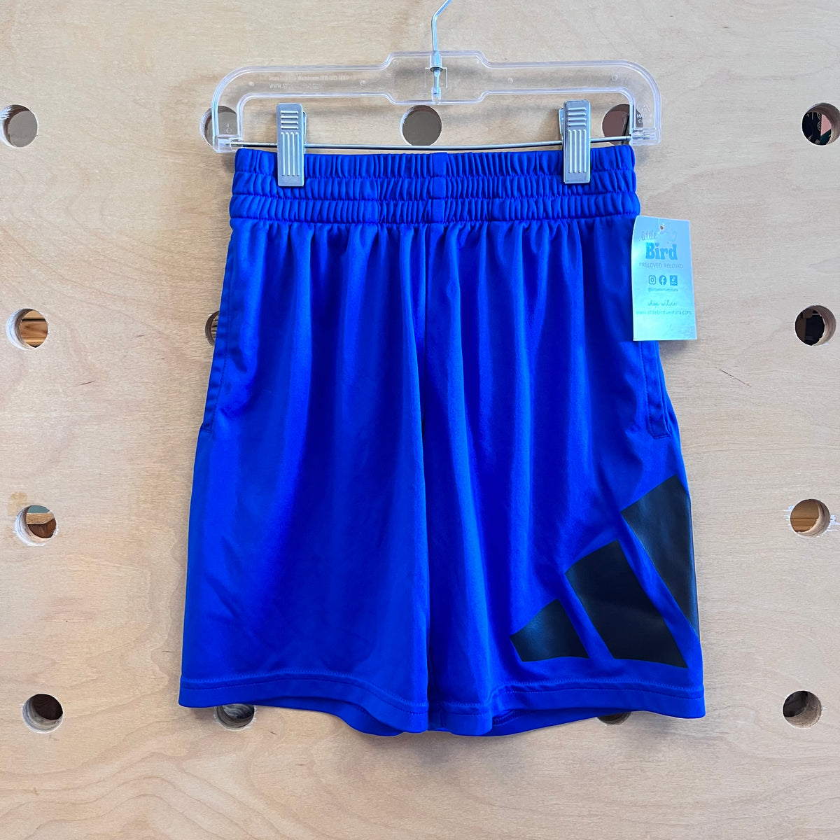 Blue/Black Logo Athletic Shorts