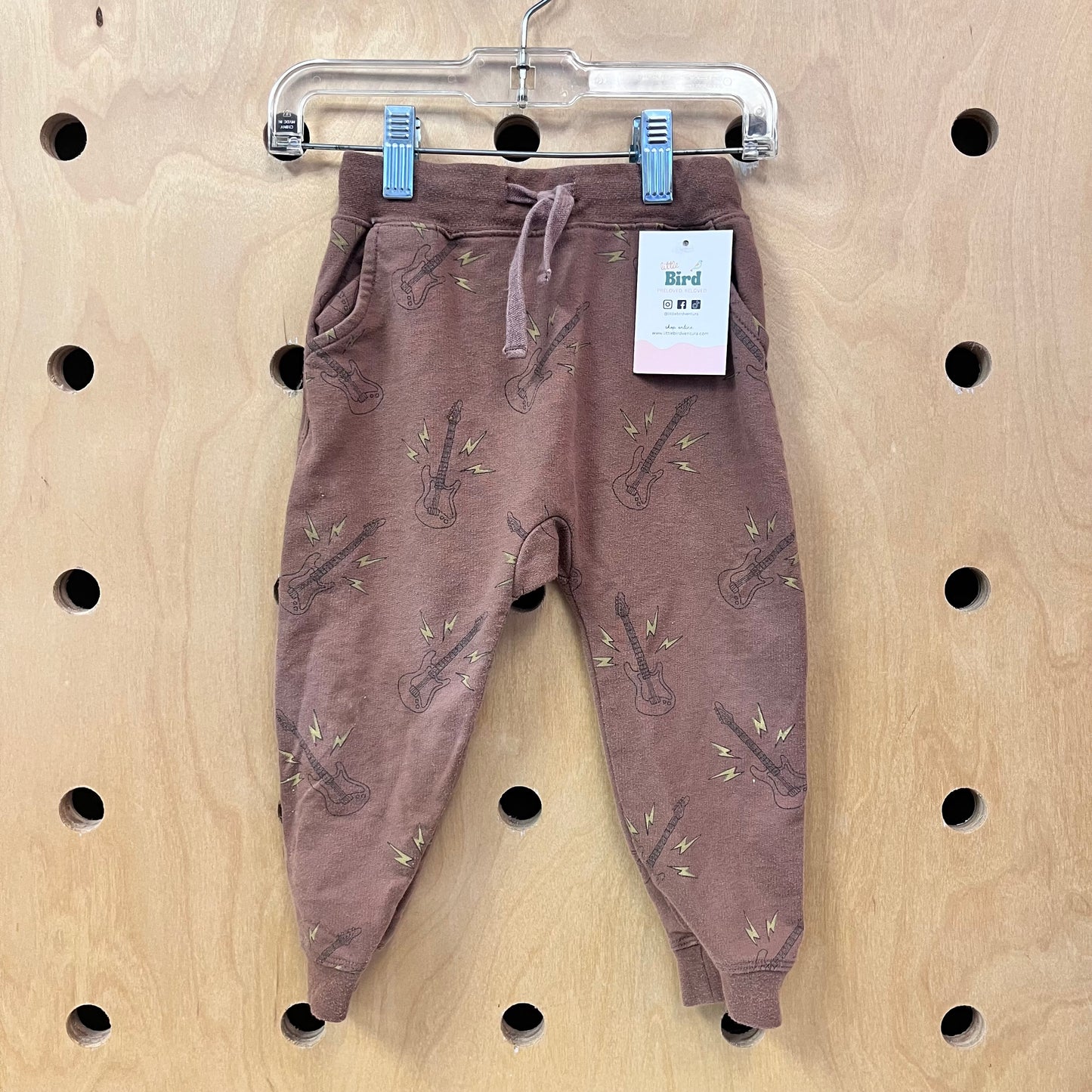 Brown Guitar Joggers