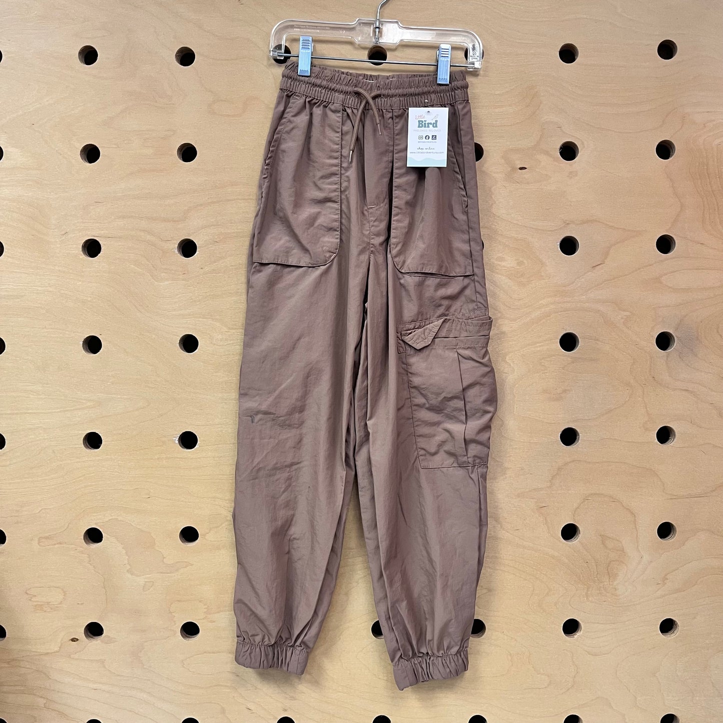 Brown Quick Dry Cargo Joggers
