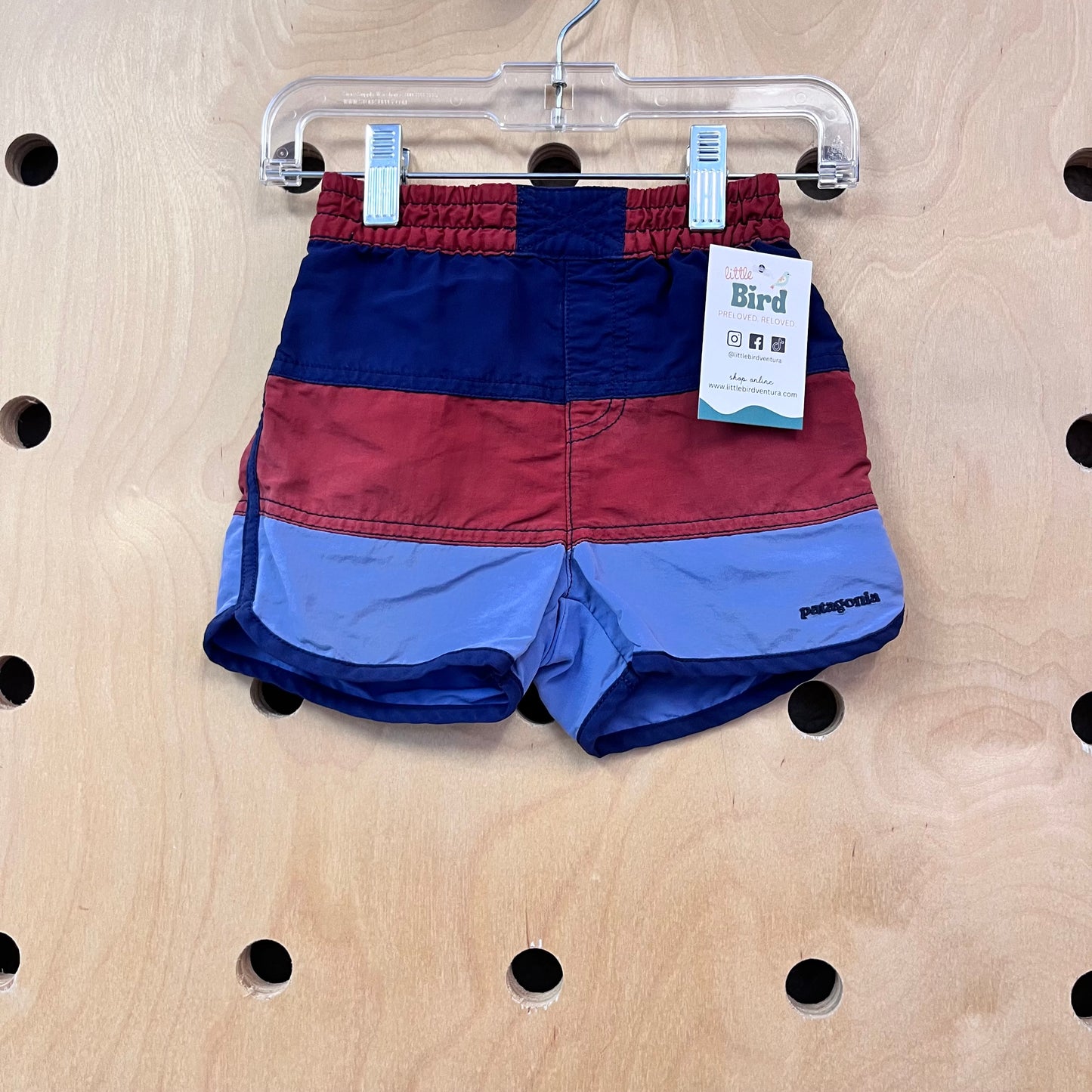Red + Blue Baggies Shorts