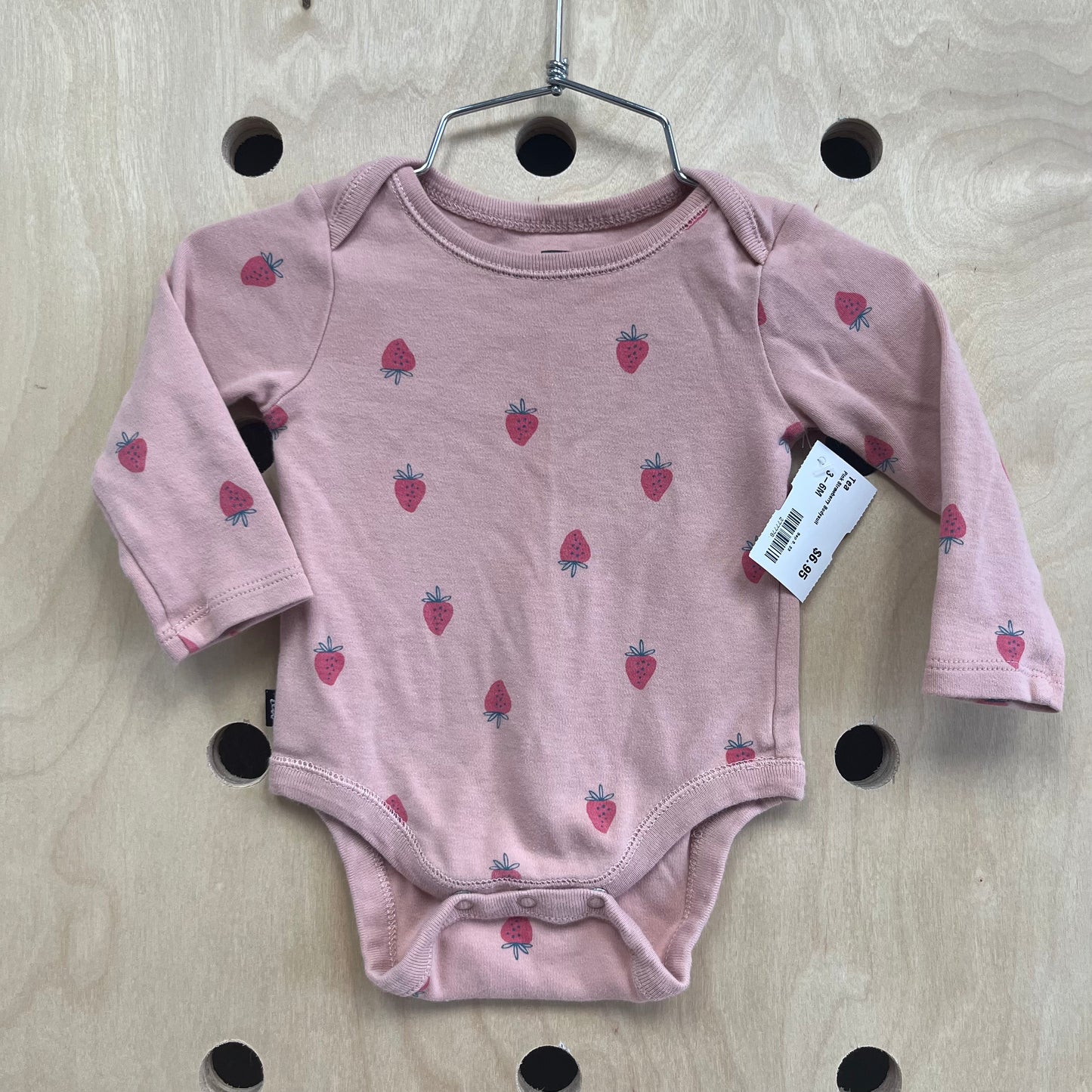 Pink Strawberry Bodysuit