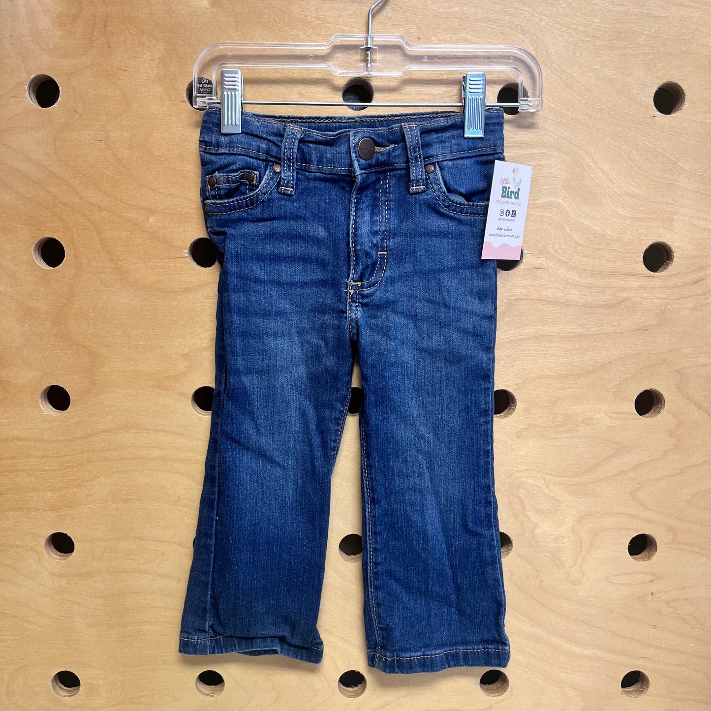 Straight Leg Denim Pants