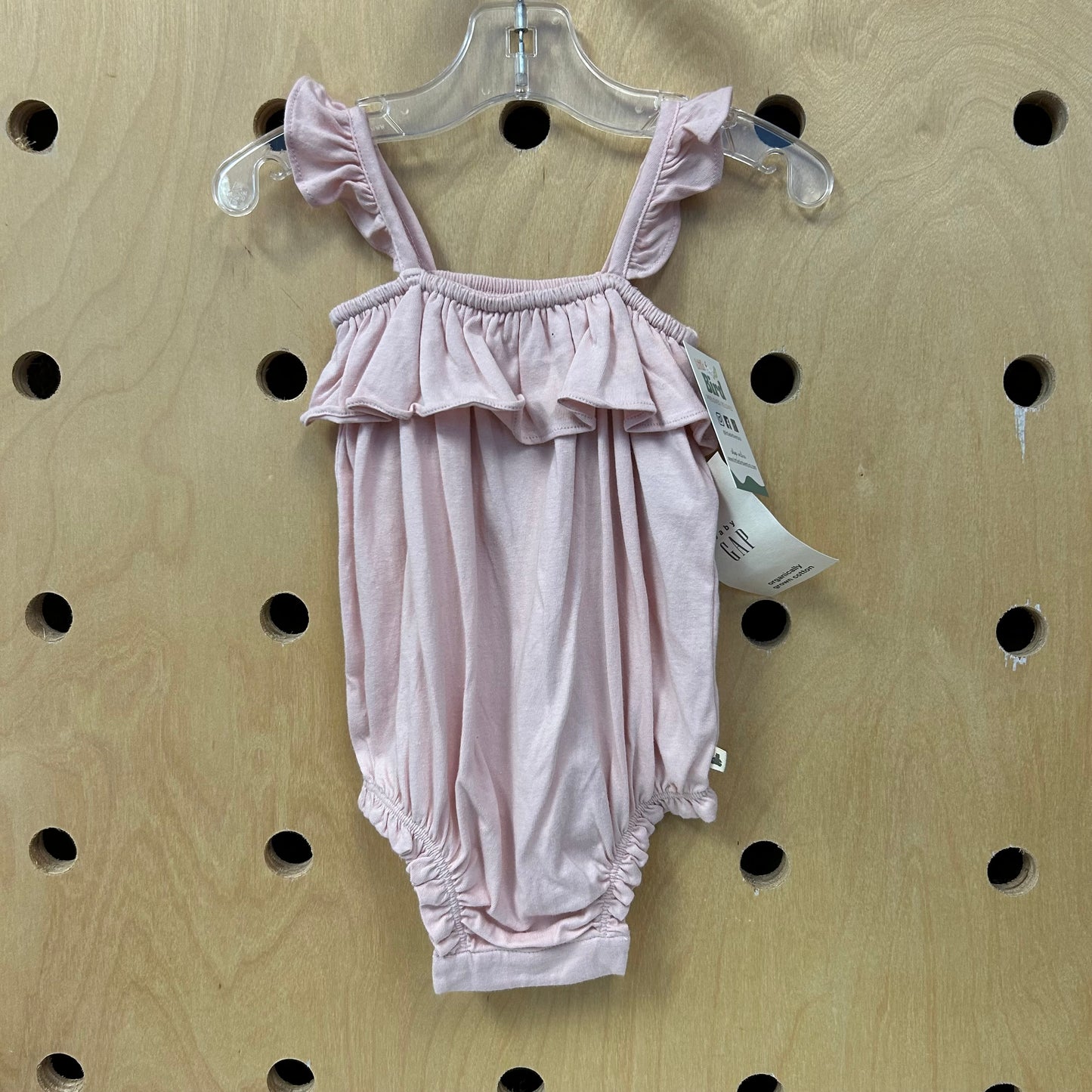 Organic Pink Ruffle Romper NEW!