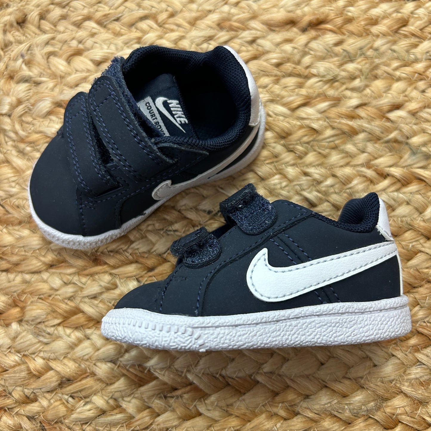 Navy Court Royal Velcro Sneakers