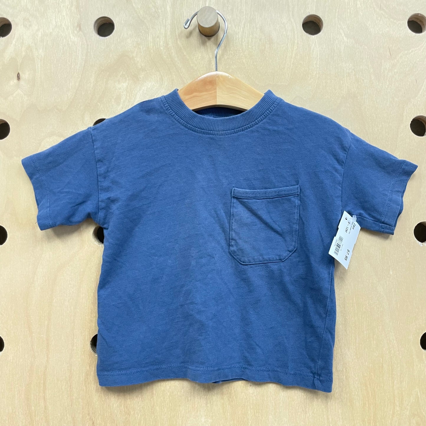 Blue Pocket Tee