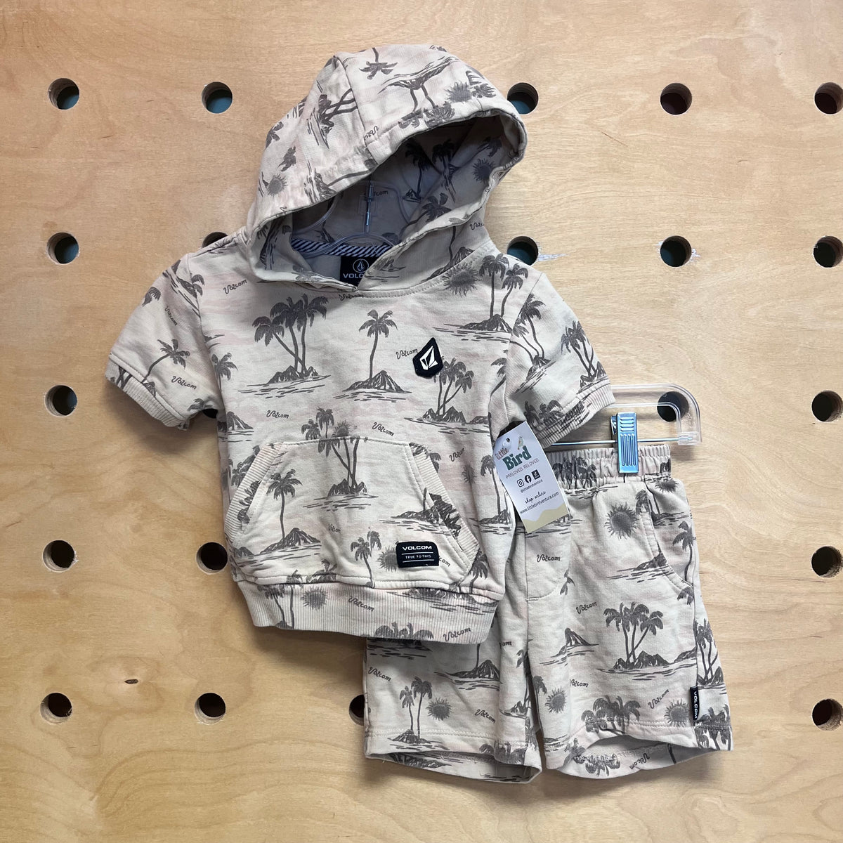 Cream Palm Tree Outfit