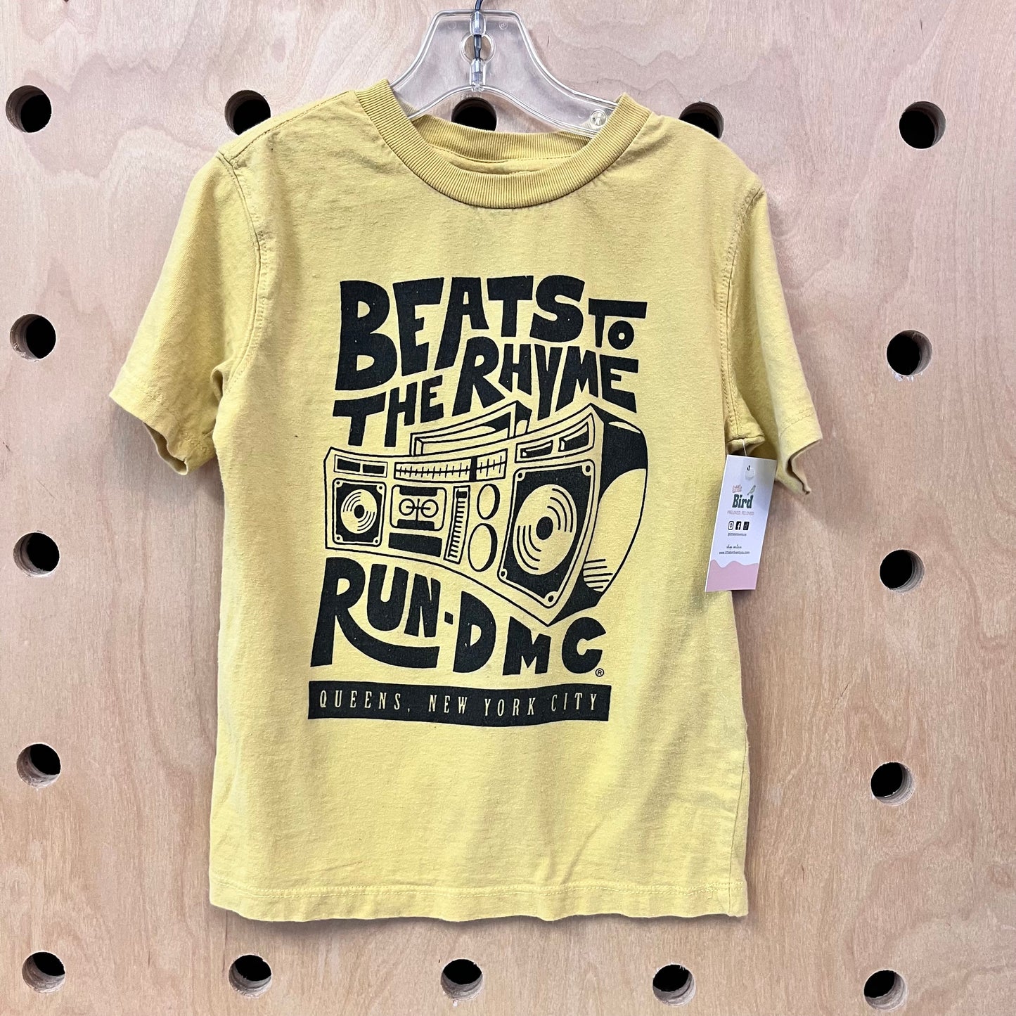 Yellow Run DMC Beats Tee