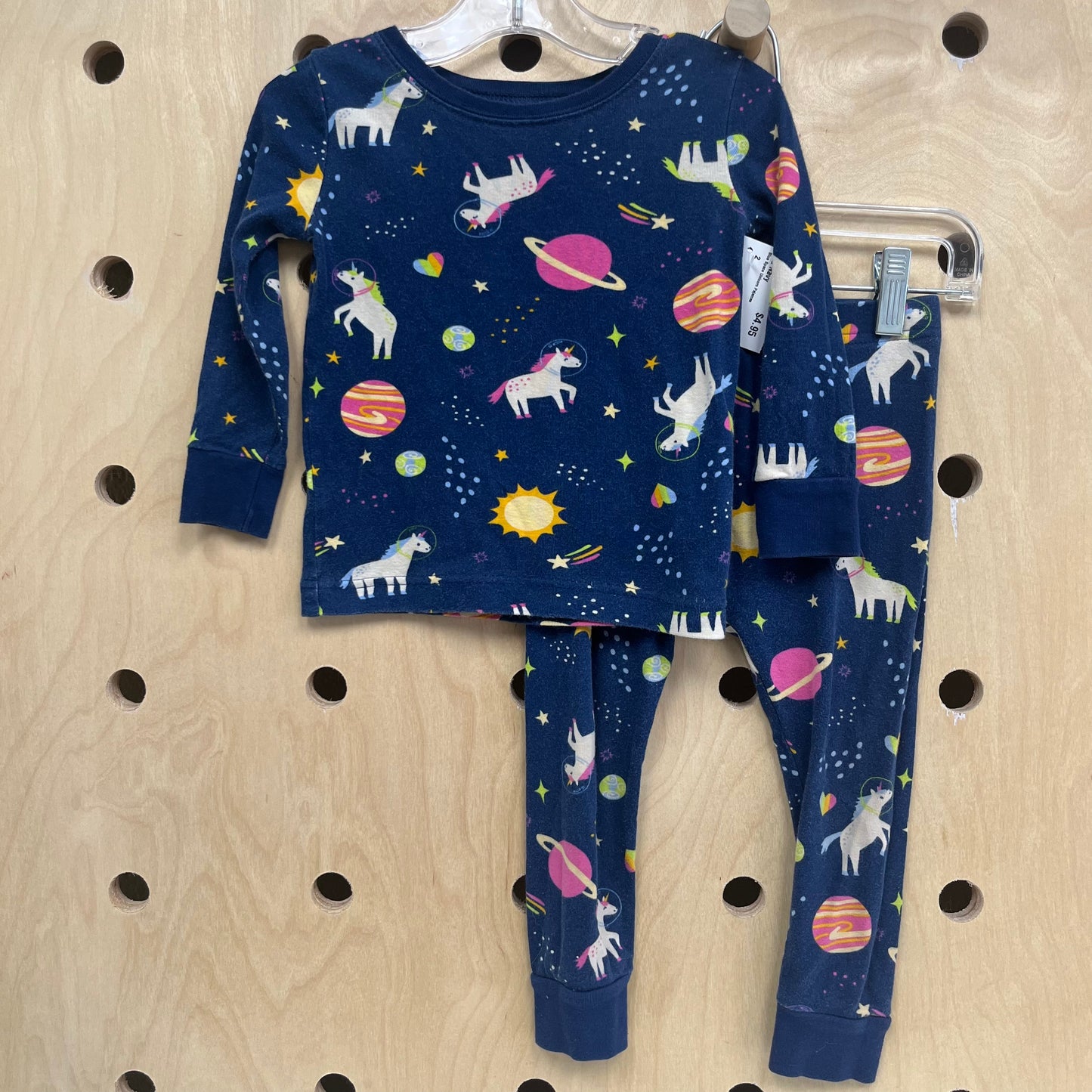 Blue Space Unicorn Pajamas
