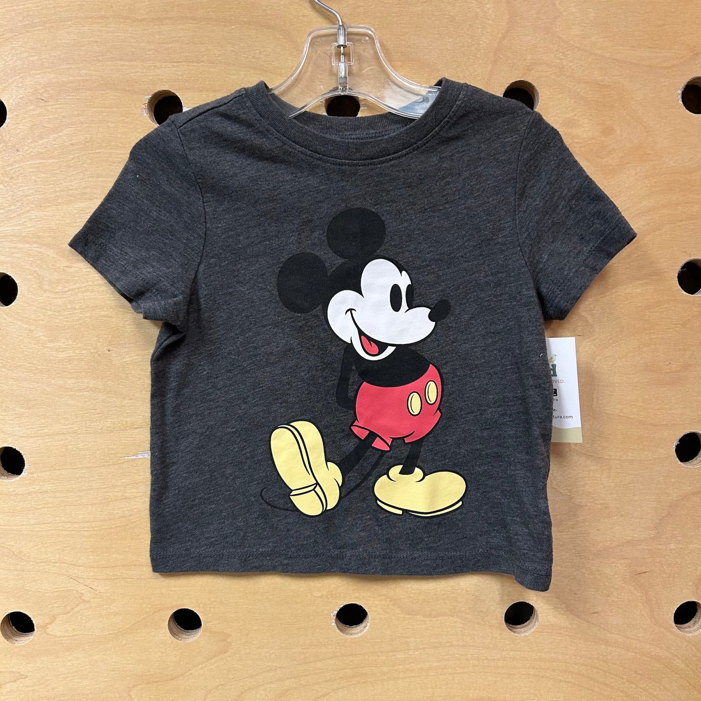 Grey Mickey Mouse Tee