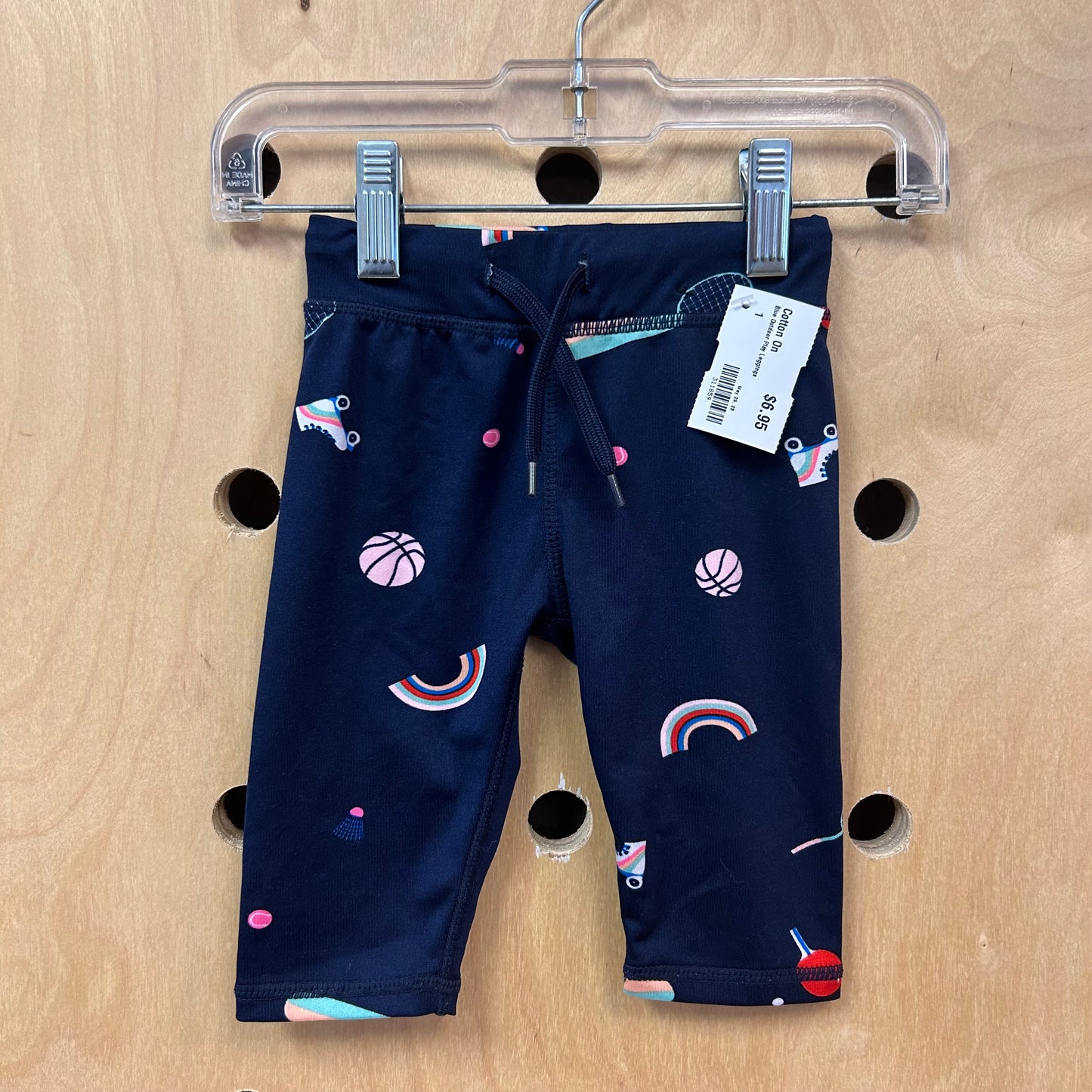 Blue Outdoor Play Leggings