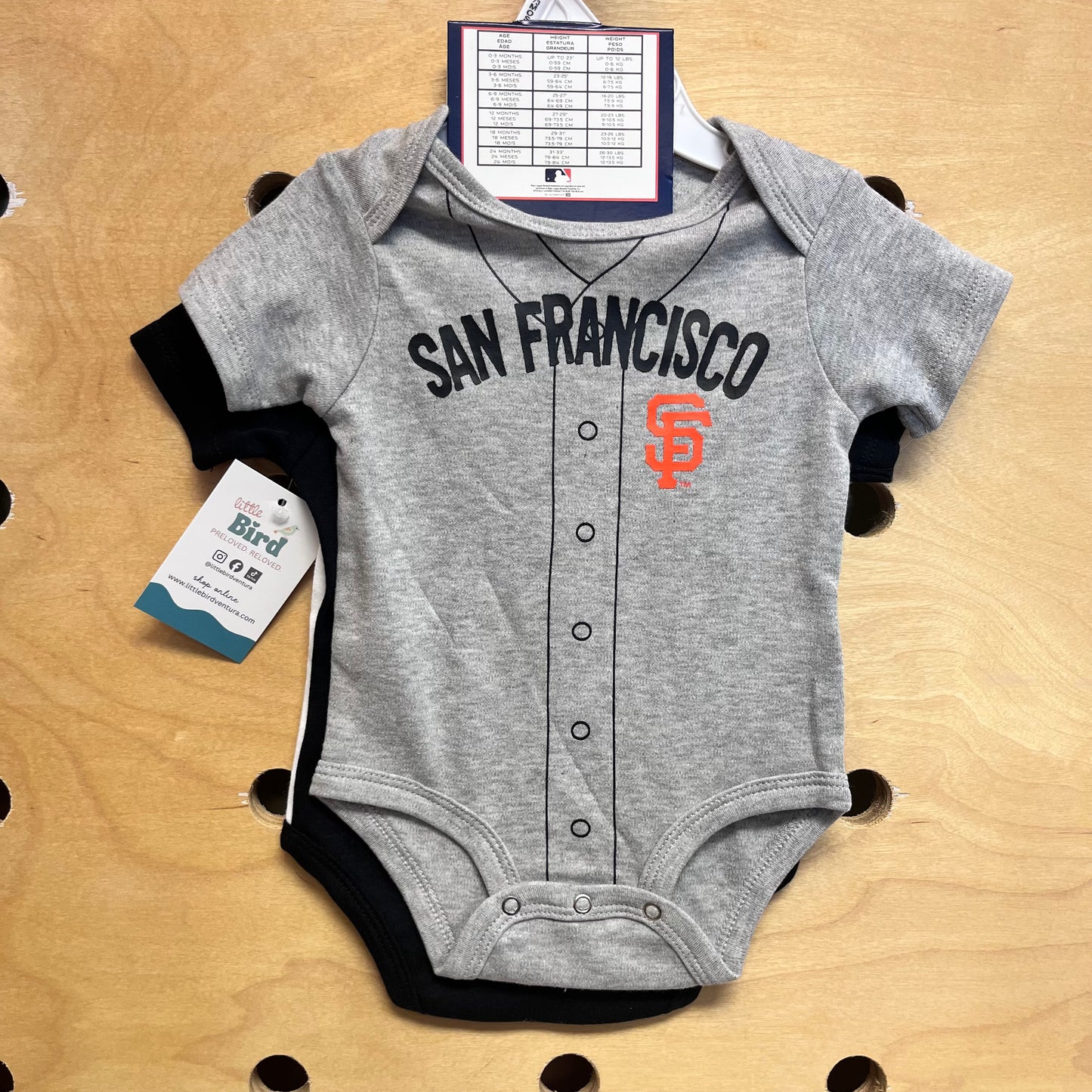 2pk SF Giants Bodysuits NEW!