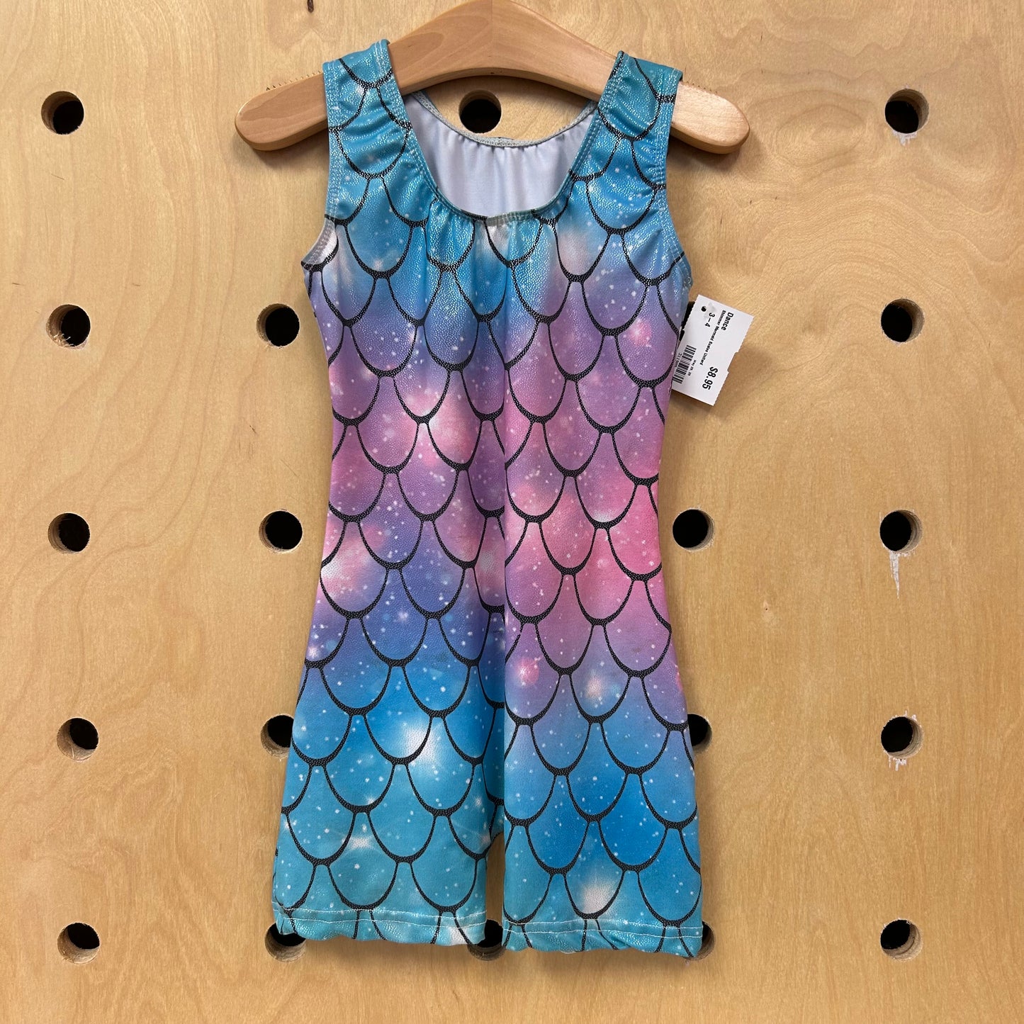 Shimmer Mermaid Scales Unitard