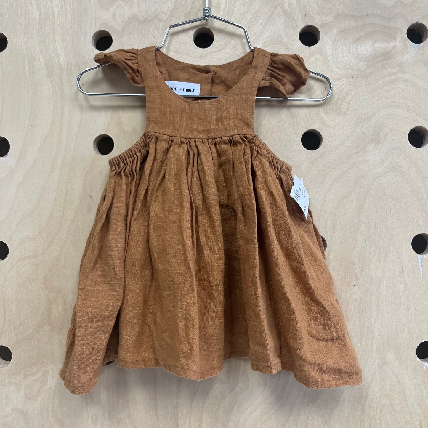 Brown Linen Dress
