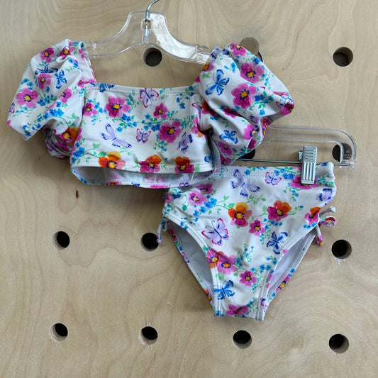 Off-White Floral Swimsuit