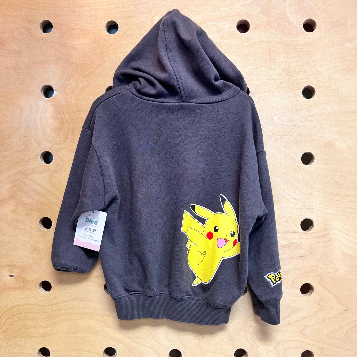 Grey 'Pikachu' Hoodie