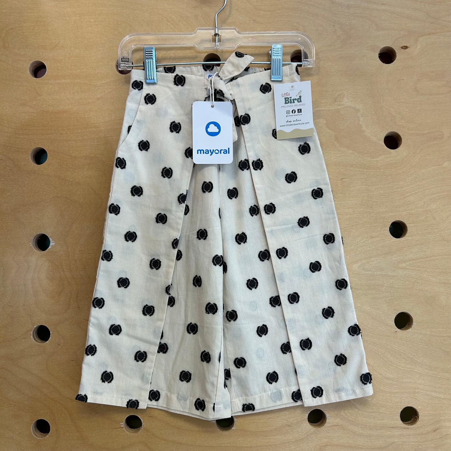 Cream & Black Apron Pants NEW!