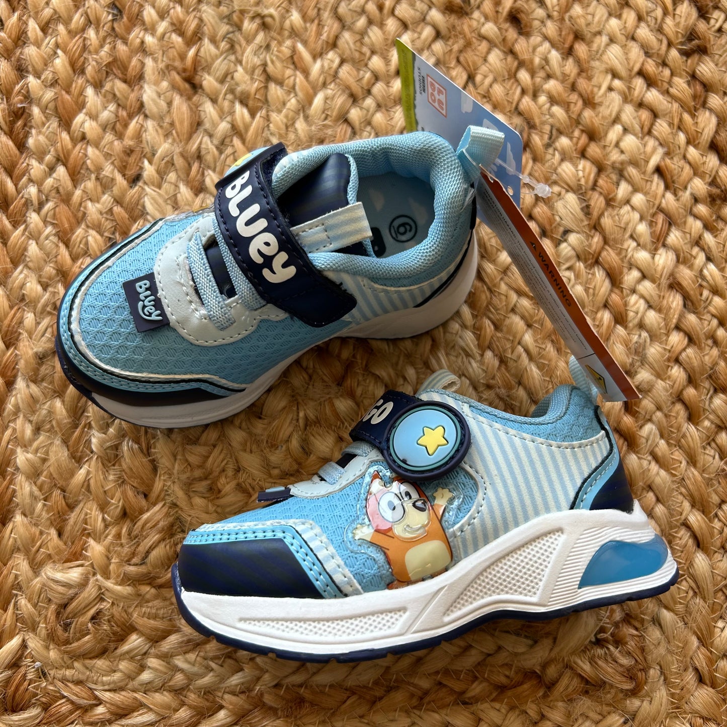 Bluey & Bingo Velcro Running Sneakers NEW!