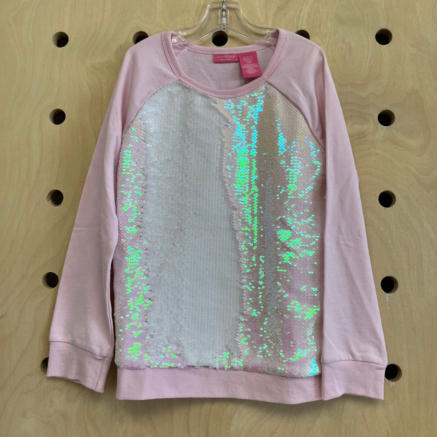 Pink Irredescent Sequin Sweater