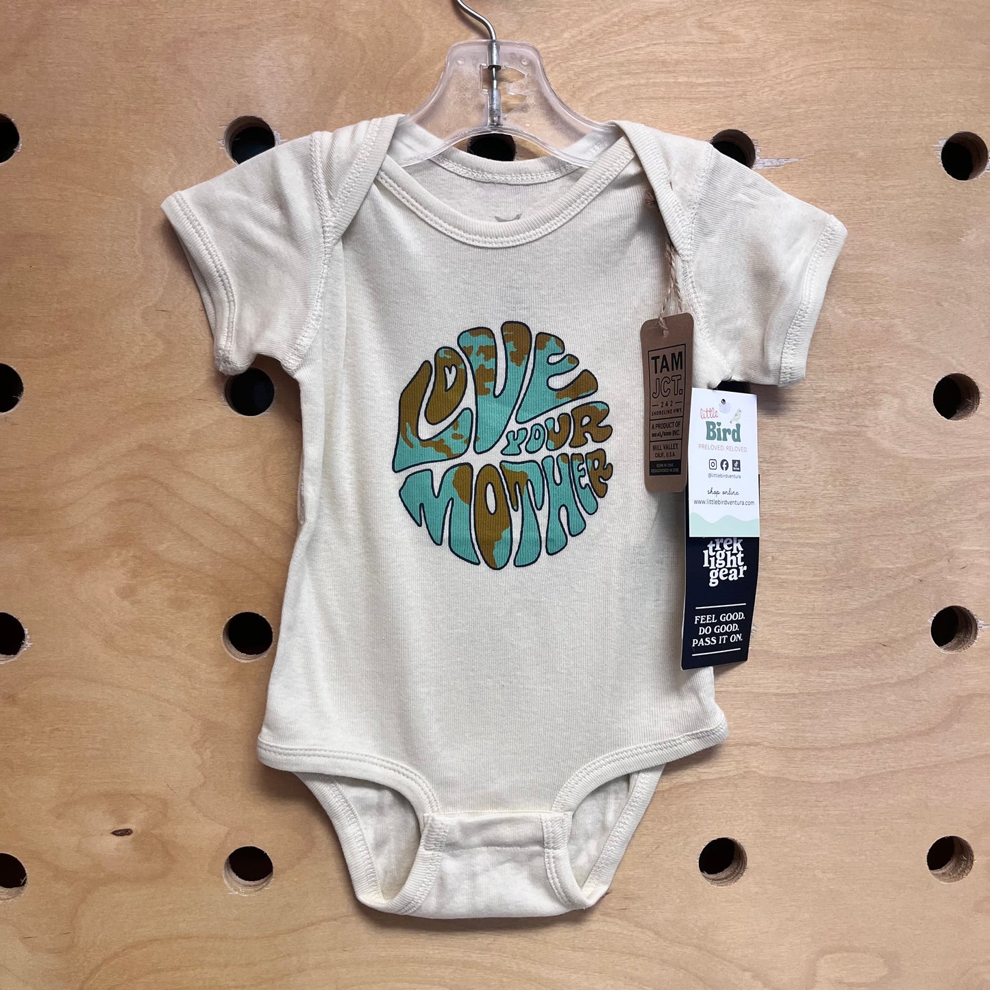 Cream Love Your Mother Bodysuit NEW!