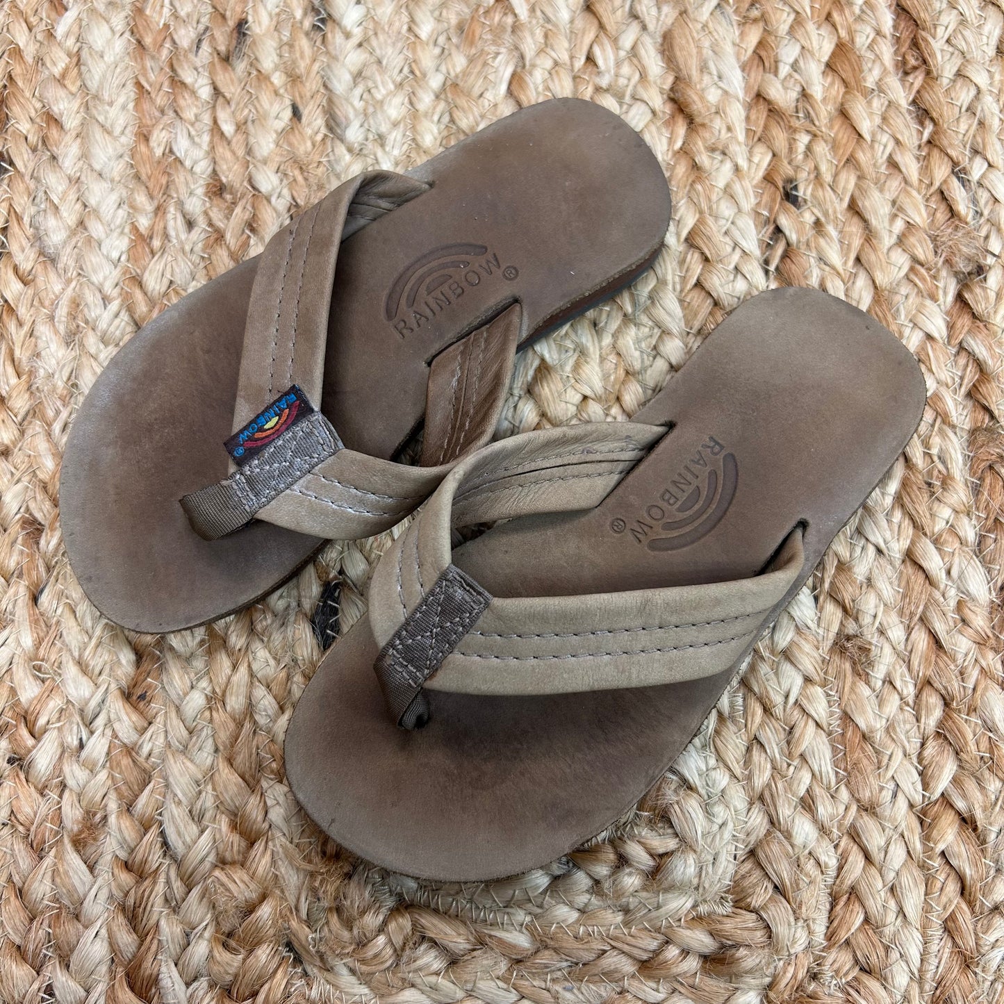 Brown Flip Flops