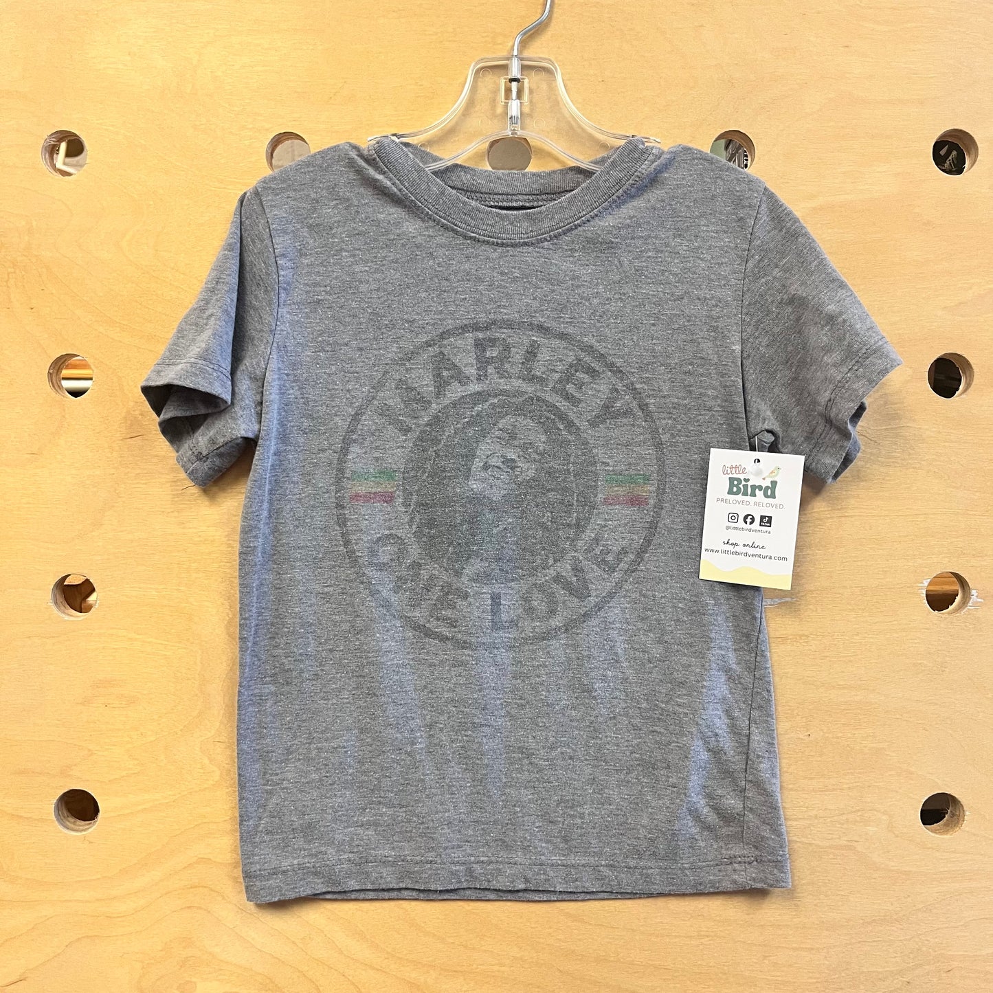 Grey One Love Tee