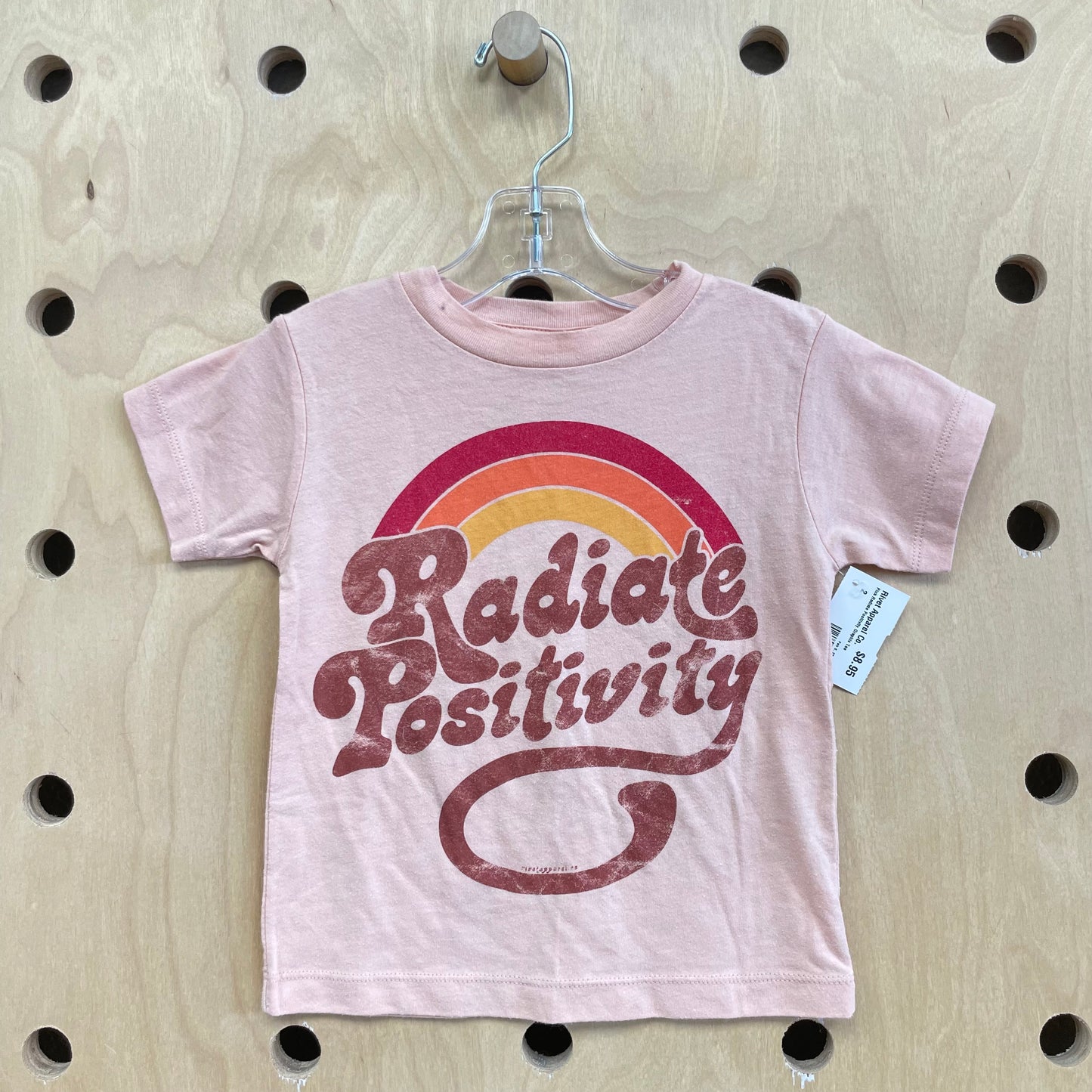 Pink Radiate Positivity Graphic Tee