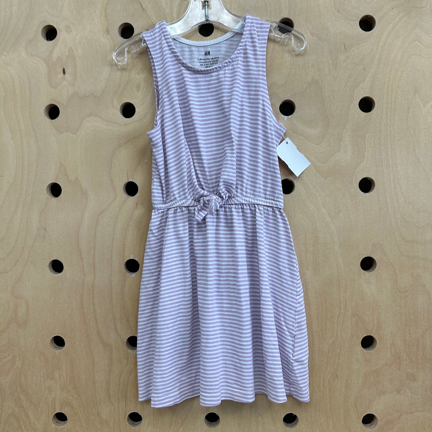 Lavender Striped Dress