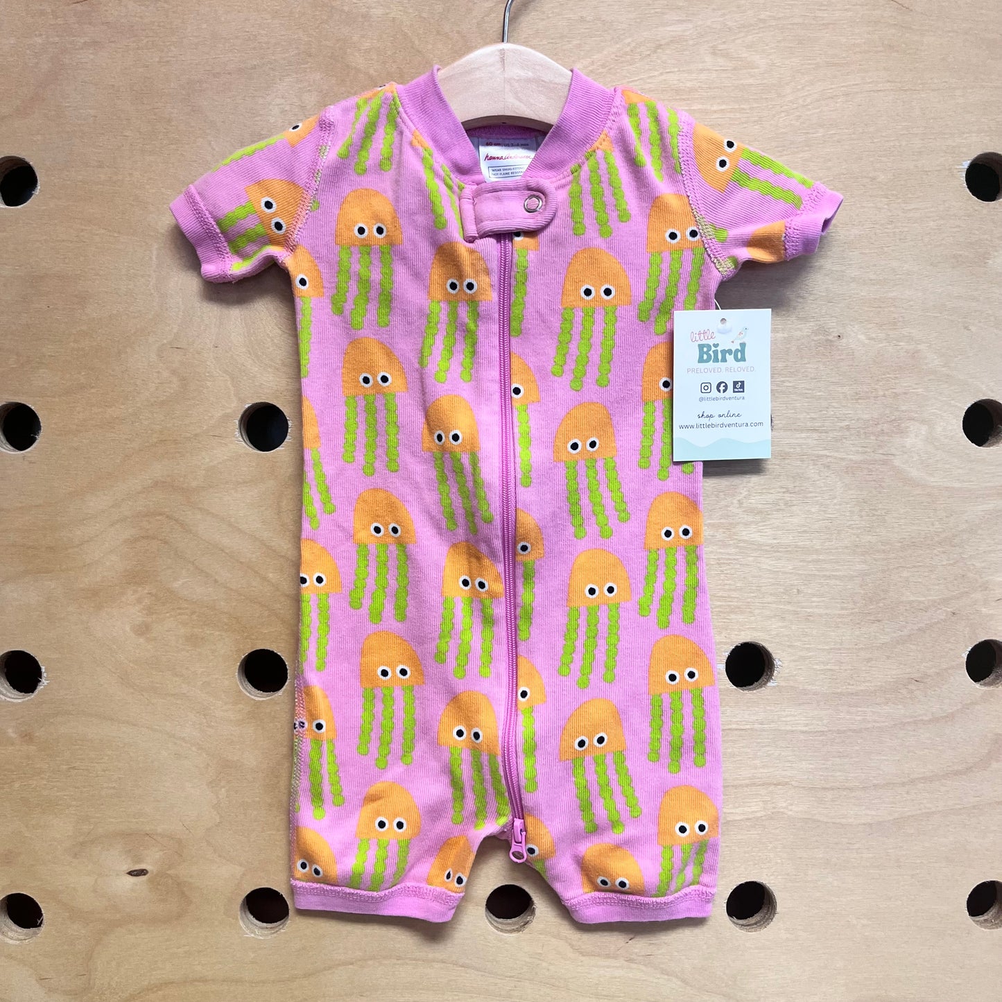 Organic Pink/Orange Jellysish Zippy