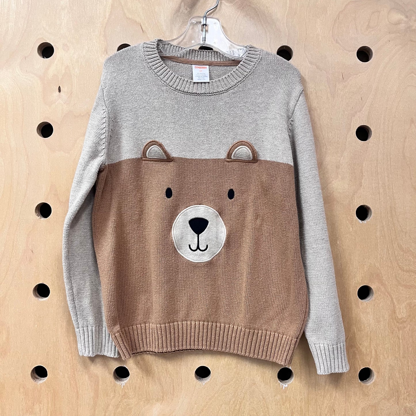 Tan/Brown Bear Sweater