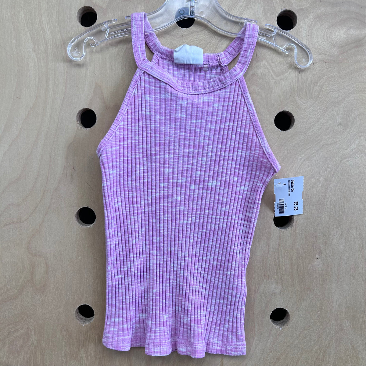 Lavender Ribbed Tank