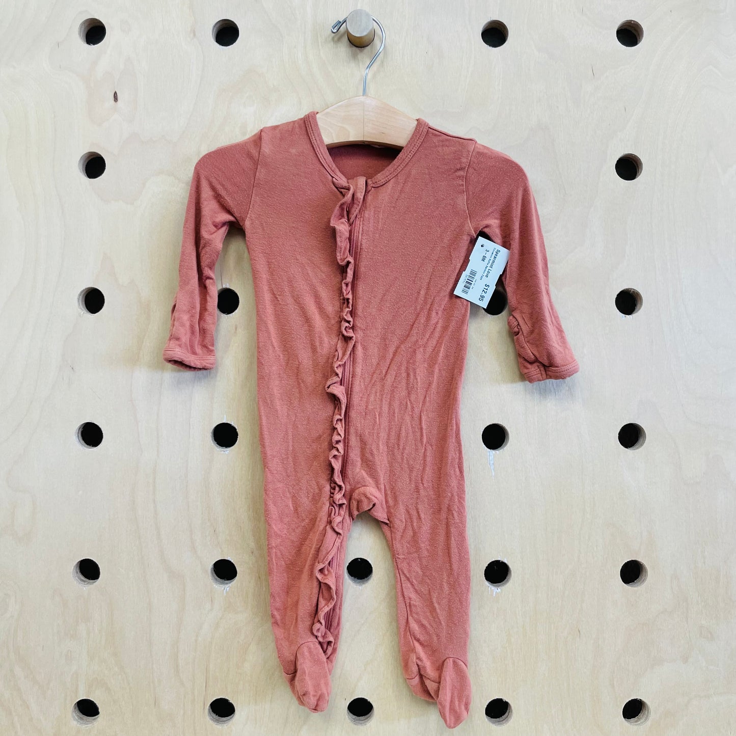 Cinnamon Ruffle Bamboo Zippy