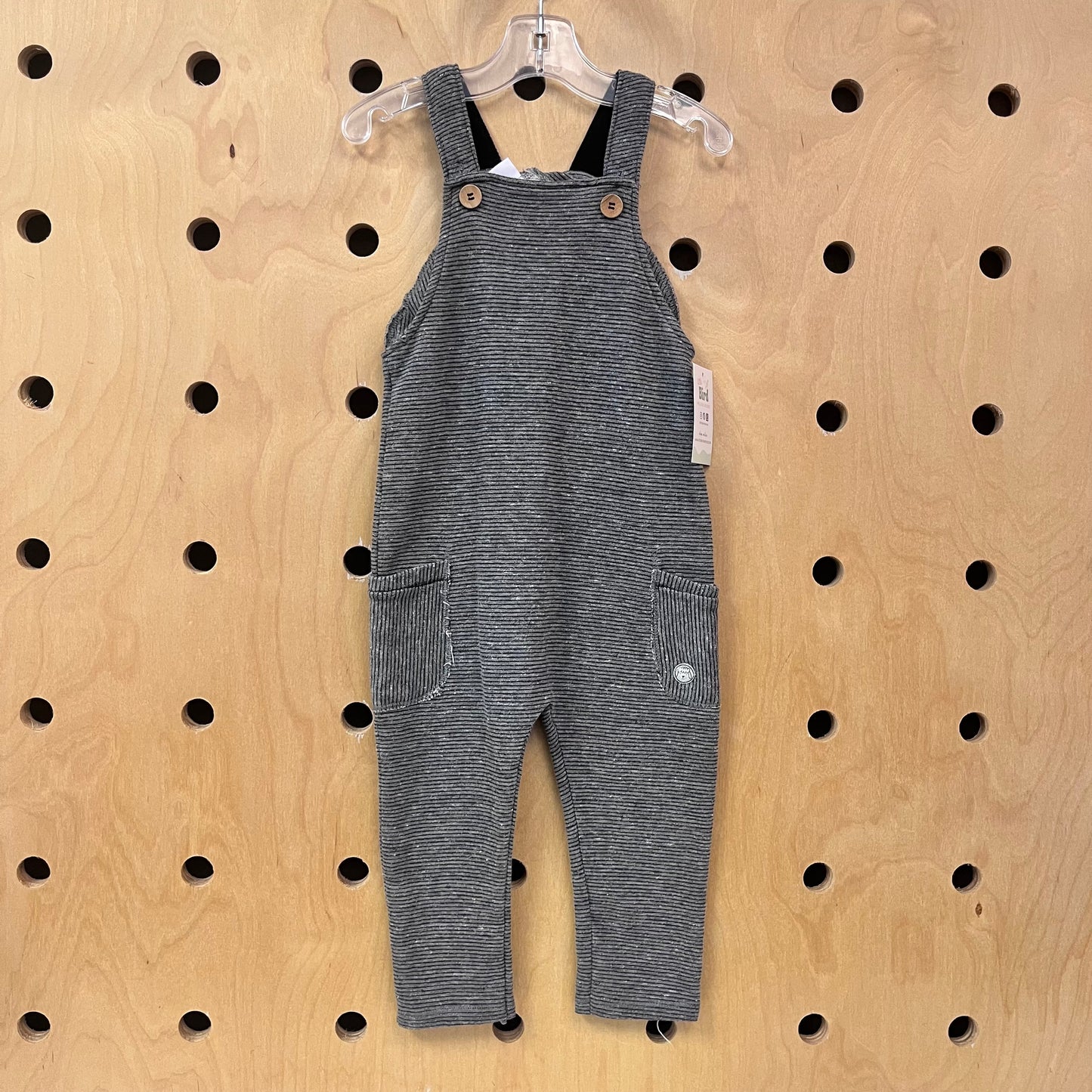 Grey/Black Striped Coveralls