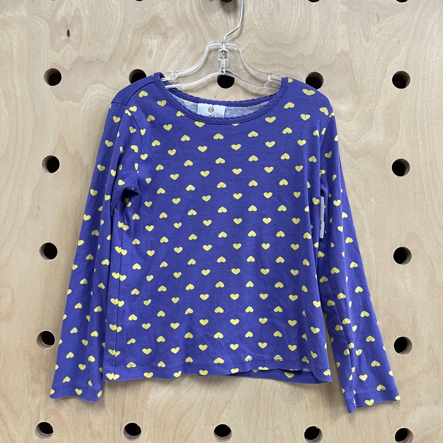 Purple Hearts LS Top